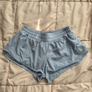 Women's Light Blue Athletic Shorts